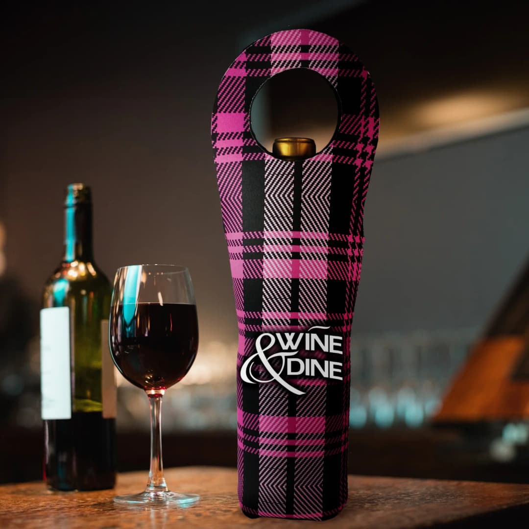 Neoprene Wine Tote with Handles