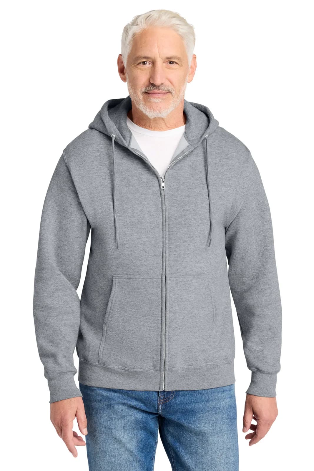 Port & Co® Core Fleece Full-Zip Hooded Sweatshirt